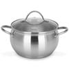 Stockpot With Glass Lid Stainless Steel 3.5 Ltr - Martinez Series
