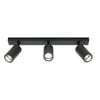 Cougar Lighting Stockholm 3lt Rail Spot Light Frame Black