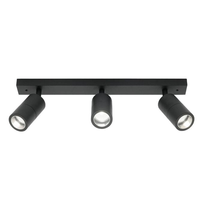 Cougar Lighting Stockholm 3lt Rail Spot Light Frame Black