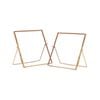 Nicola Spring Metallic Photo Frames - 8" x 8" - Pack of 2