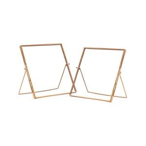 Nicola Spring Metallic Photo Frames - 8" x 8" - Pack of 2