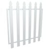ProtectorAl 975 x 1000mm Pearl White Aluminium Bishop Garden Gate