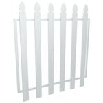 ProtectorAl 975 x 1000mm Pearl White Aluminium Bishop Garden Gate