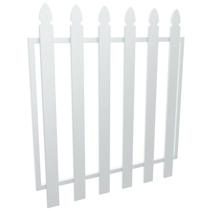 ProtectorAl 975 x 1000mm Pearl White Aluminium Bishop Garden Gate