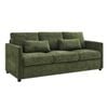 Brighton Sofa Couch Lounge 3 Seater Olive Fabric