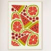Galrie Vibrant Red Fruits Art Print for Kitchen Decor - Abstract Fruit Collection, Wood Frame, 70 x 100cm (28 x 40inch)