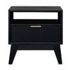 Ellen 55cm Lamp Side Table Black