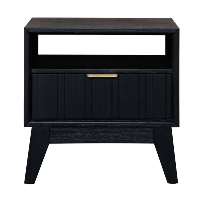 Ellen 55cm Lamp Side Table Black