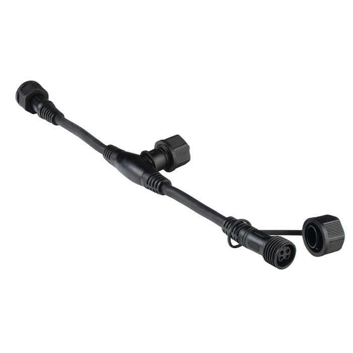 Brilliant Lighting T-Piece Connector - To Suit RGB Colour Garden Light