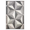 Fab Habitat 180x270cm Grey Geostar Glacier Outdoor Rug