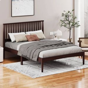 ALFORDSON Bed Frame Double Walnut