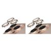 2PK PanzerGlass SAFE Cam Lens Protector For iPhone 16 Pro Max Glitter Gold