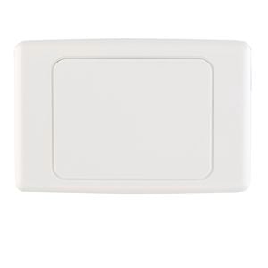 Deta Blank Wall Cover Plate White - Single Pack