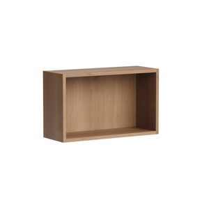 Kaboodle 900-1000mm Cajun Oak Customisable Shallow Slimline Open Shelf