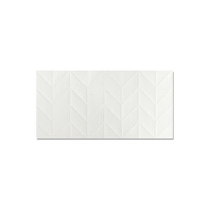 Johnson Tiles 300 x 600mm 1.44m² White Satin Classic Arrow Tiles - Carton of 8