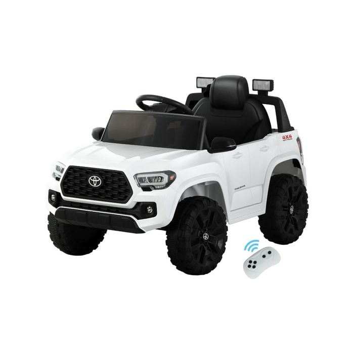 Toyota Ride On Car Kids Electric Off Road Tacoma Jeep White