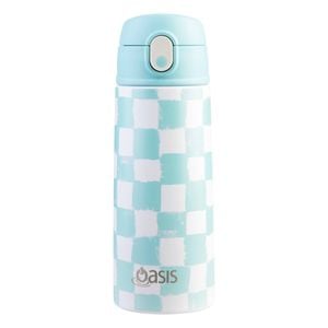 Oasis Stainless Steel Double Wall Insulated Kid's Drink Bottle W/Sipper Straw 550ML - Check It Out