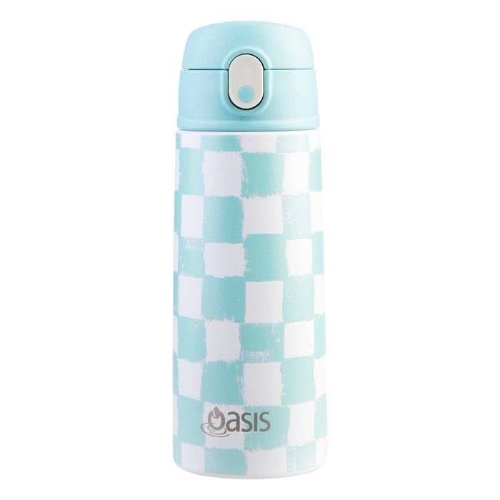 Oasis Stainless Steel Double Wall Insulated Kid's Drink Bottle W/sipper Straw 550ml - Check It Out