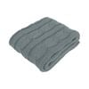 Bloomington Hudson Knitted Throw Rug 127 x 152 cm Grey