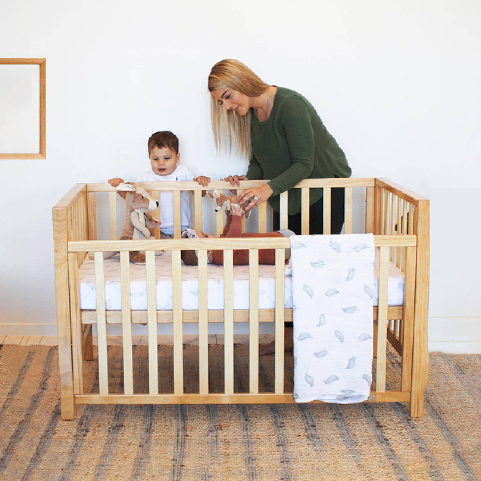 Babyhood Lulu Cot Natural Bunnings Australia