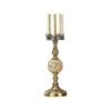 SOGA 47cm Glass Candle Holder Candle Stand Glass/Metal