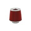 Simota 77mm Neck Pod Air Filter, Chrome Top Red Element