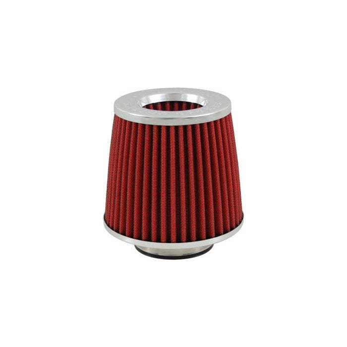 Simota 77mm Neck Pod Air Filter, Chrome Top Red Element