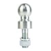 Easylift Australian Made Towball 50mm 1" High Rise 3500kg Rated Chrome Finish - Tb50chr1