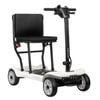 Portable Mobility Scooter - Lightweight Foldable Electric Transport for Seniors & Commuters - White  - DJMed