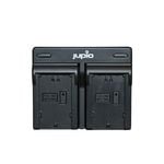 Jupio 2x Batteries 2300mAh & USB Duo Charger Kit For Fuji NP-W235