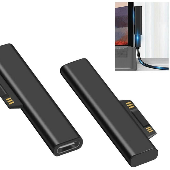 Portable Type-c To Pd Fast Charging Connector Adapter For Surface Pro 3/4/5/6/7/8/9