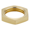 Kinetic - 15mm Brass Threaded Backnut Flanged LF