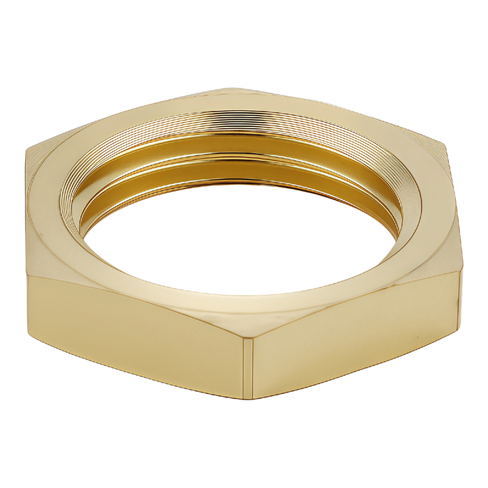 Kinetic - 15mm Brass Threaded Backnut Flanged LF