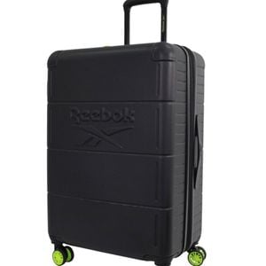 Reebok Wanderer Medium 90l Hard Shell Case Suitcase Luggage Black