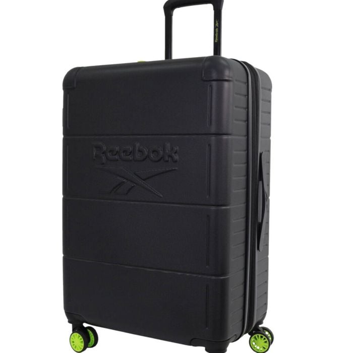 Reebok Wanderer Medium 90l Hard Shell Case Suitcase Luggage Black