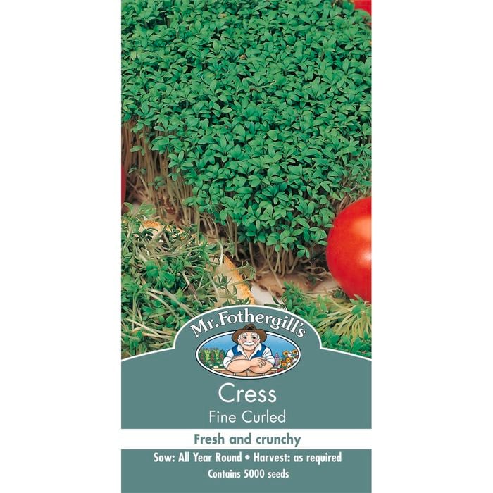 Mr Fothergill's Fine Curled Cress Vegetable Seed