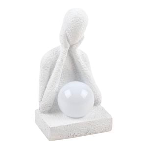 Click 19cm Solar Powered Polyresin Figurine Light