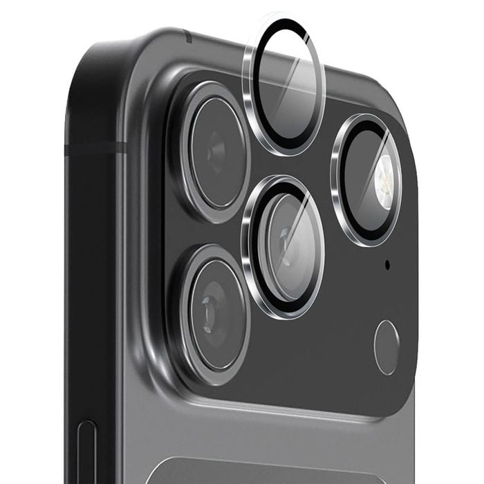 25pc EFM Camera Lens Protector Bulk Set for iPhone 17 Pro/17 Pro Max Clear