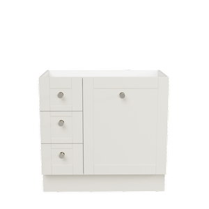New England Joinery 900mm Diadem Floorstanding Centre Bowl Vanity - Cabinet Only