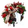 Christmas Wreath Front Door Garland Decoration [Green]