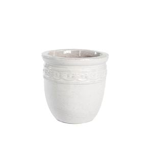 Northcote Pottery 31cm White Studded Pot