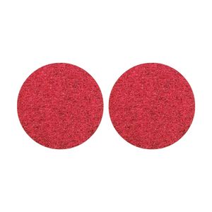 2pk Glomesh Regular Speed Spray Bufffing Machine Floor Pad Red 400mm