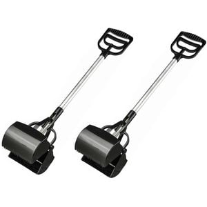 Show Master Long Handle Dog/Animal Poop Scooper Claw 70cm 2 Pack