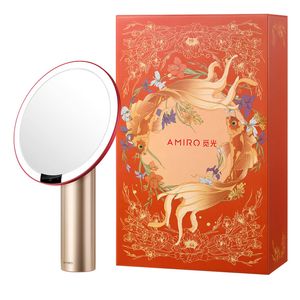 AMIRO Oath O2 LED Auto Illuminate Vanity Mirror Oriental Dynasty Edition (AML009AF, CN) - Red/Gold