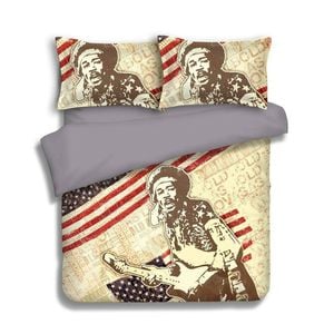 Licensed Jimi Hendrix Quilt Cover Set King