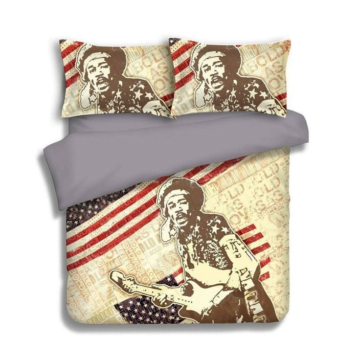Licensed Jimi Hendrix Quilt Cover Set King