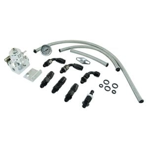 Cal Custom Aluminium EFI Fuel Pressure Regulator Kit - Silver