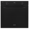 Sharp 60cm Black Multifunction Built-In Oven With AquaBoost
