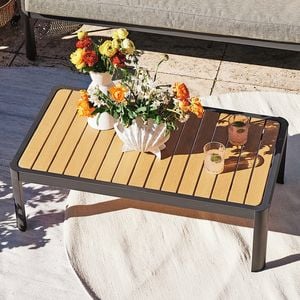 Mimosa 102 x 57cm Italica Aluminium Coffee Table