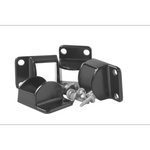 ProtectorAl 38 x 25mm Black Panel Brackets